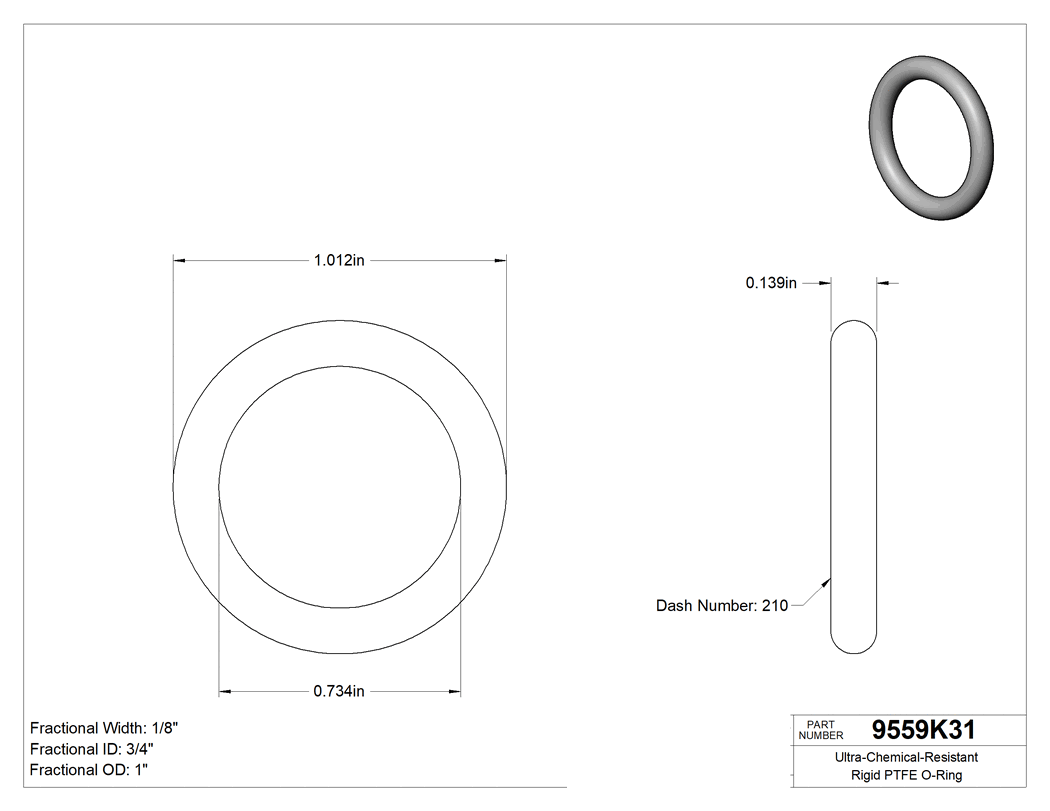 Technical drawing - 9559K31